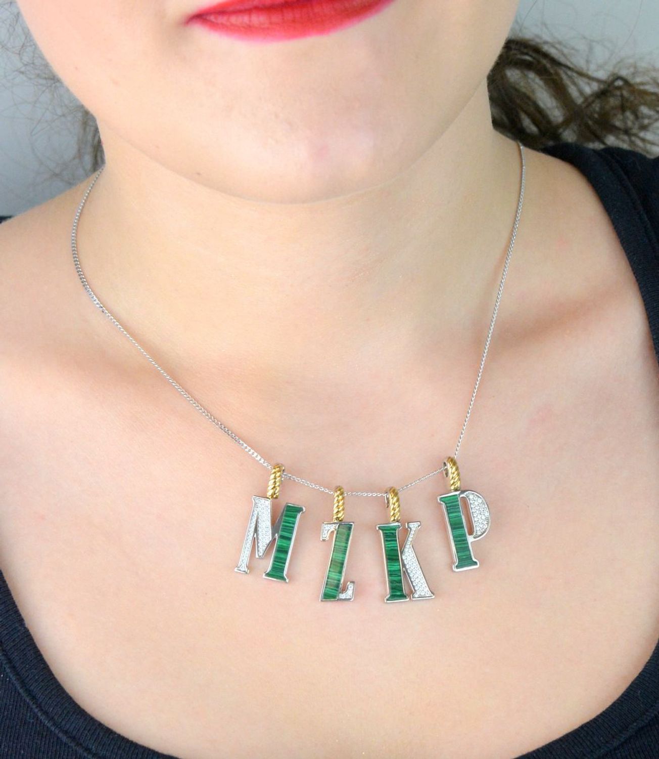 Naszyjnik srebrny damski z literą Z TI SENTO zawieszka 6840MA_Z Wyjątkowa biżuteria marki TI SENTO, to luksusowe dodatki, które uszczęśliwią każdą kobietę. Naszyjnik z Twoim inicjałem..jpg