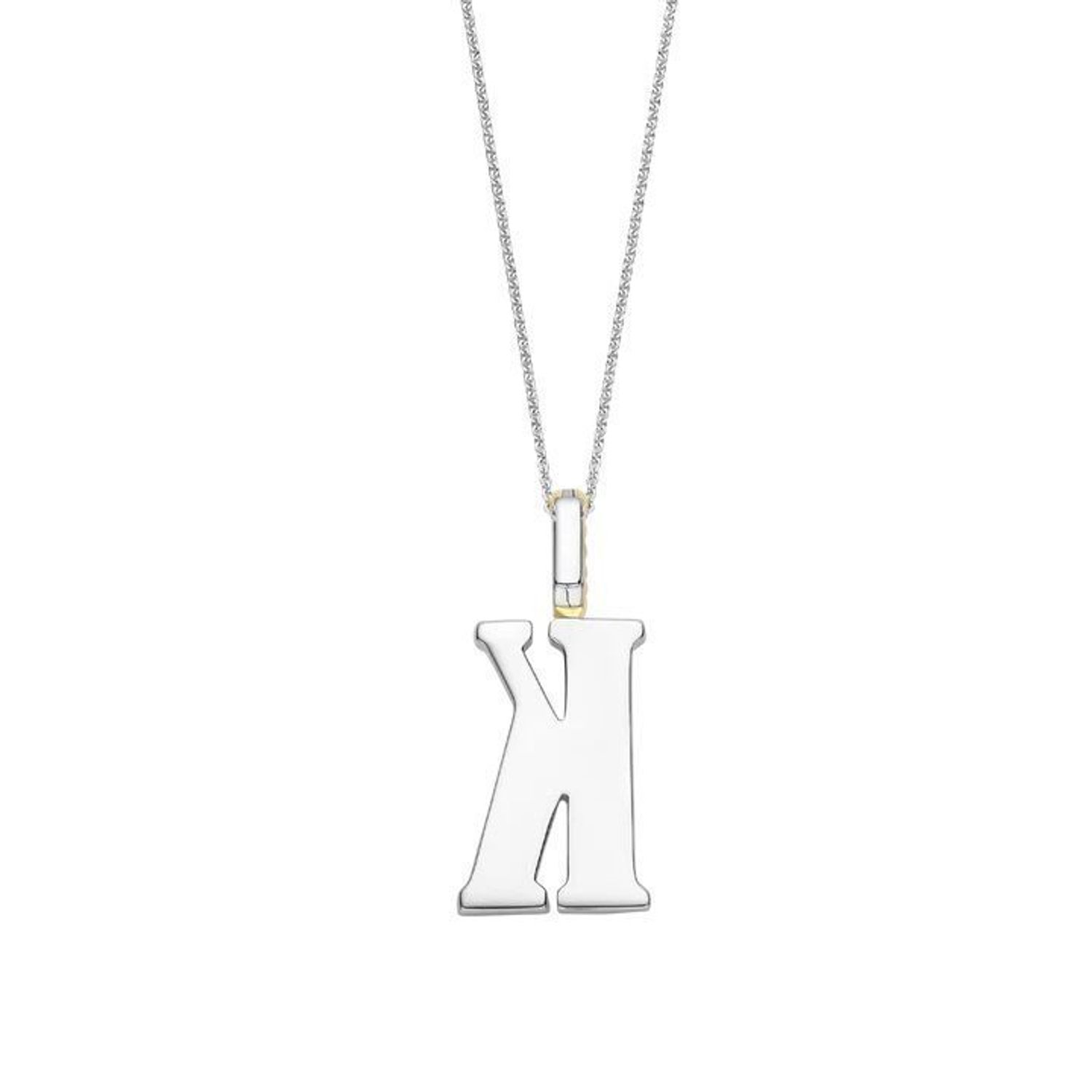 Naszyjnik srebrny damski z literą K TI SENTO zawieszka 6840MW_K Wyjątkowa biżuteria marki TI SENTO, to luksusowe dodatki, które uszczęśliwią każdą kobietę. Naszyjnik z Twoim inicjałem..jpg