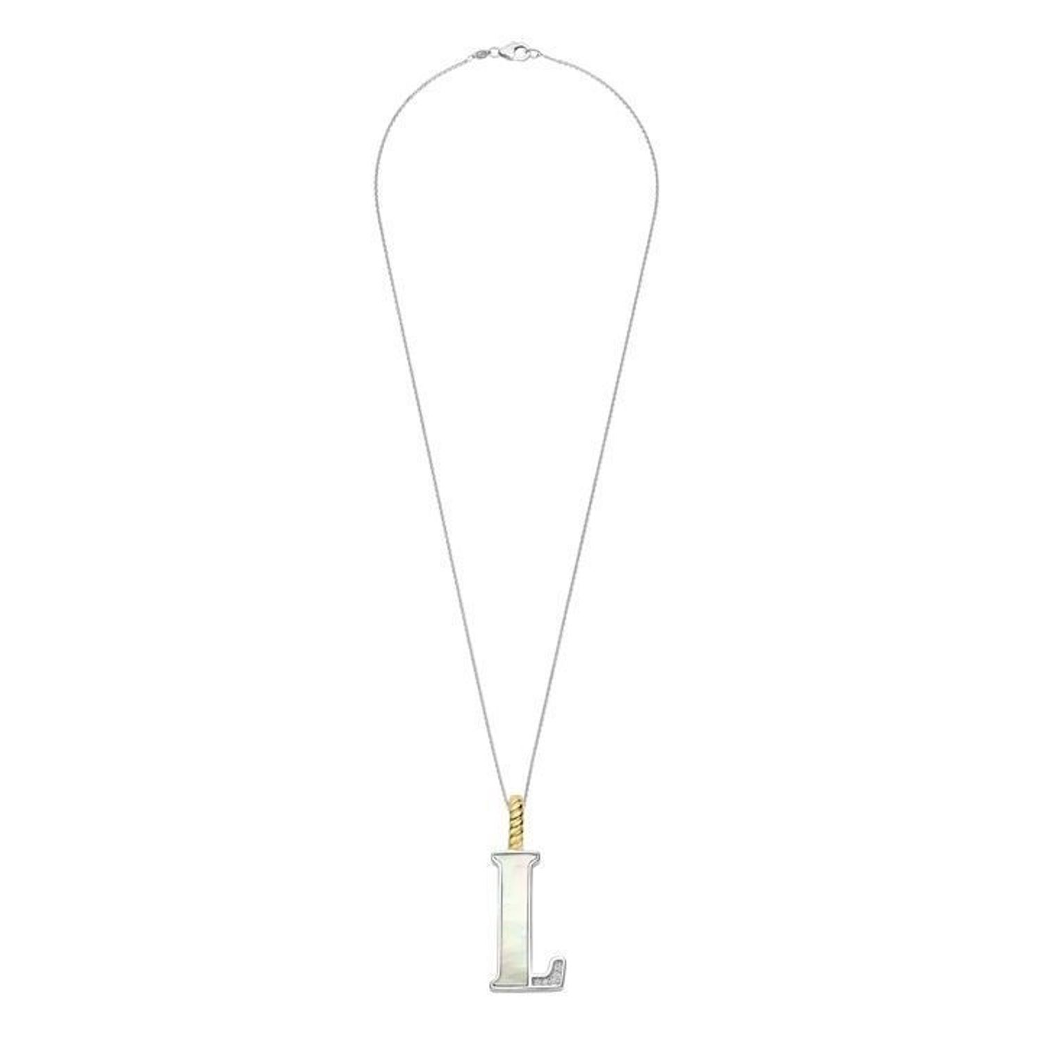 Naszyjnik srebrny damski z literą S TI SENTO zawieszka 6840MW_L Wyjątkowa biżuteria marki TI SENTO, to luksusowe dodatki, które uszczęśliwią każdą kobietę. Naszyjnik z Twoim inicjałem..jpg