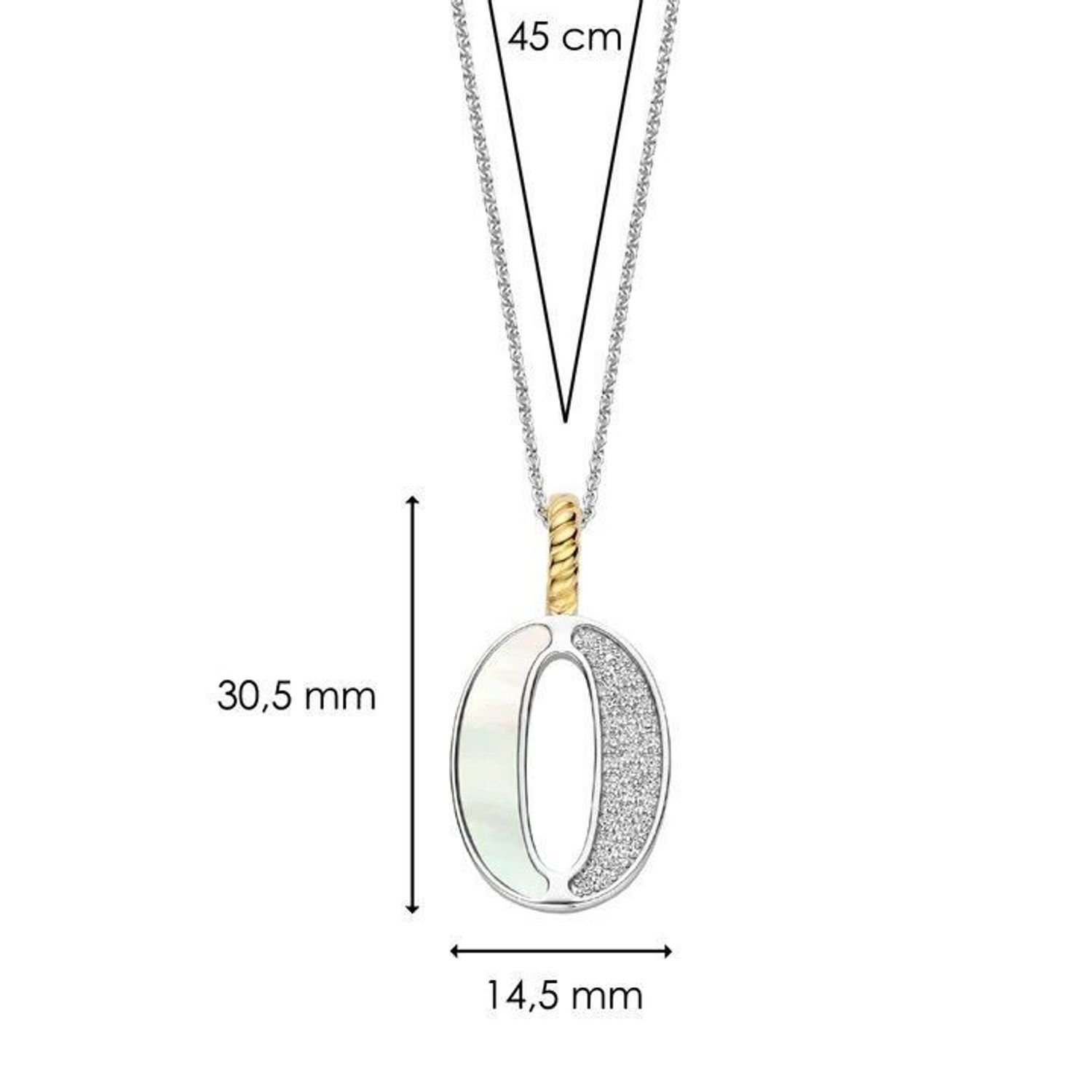 Naszyjnik srebrny damski z literą O TI SENTO zawieszka 6840MW_O  Zawieszka w kształcie litery O  Wyjątkowa biżuteria marki TI SENTO, to luksusowe dodatki, które uszczęśliwią każdą kobietę. Naszyjnik z Twoim inicjałem..jpg