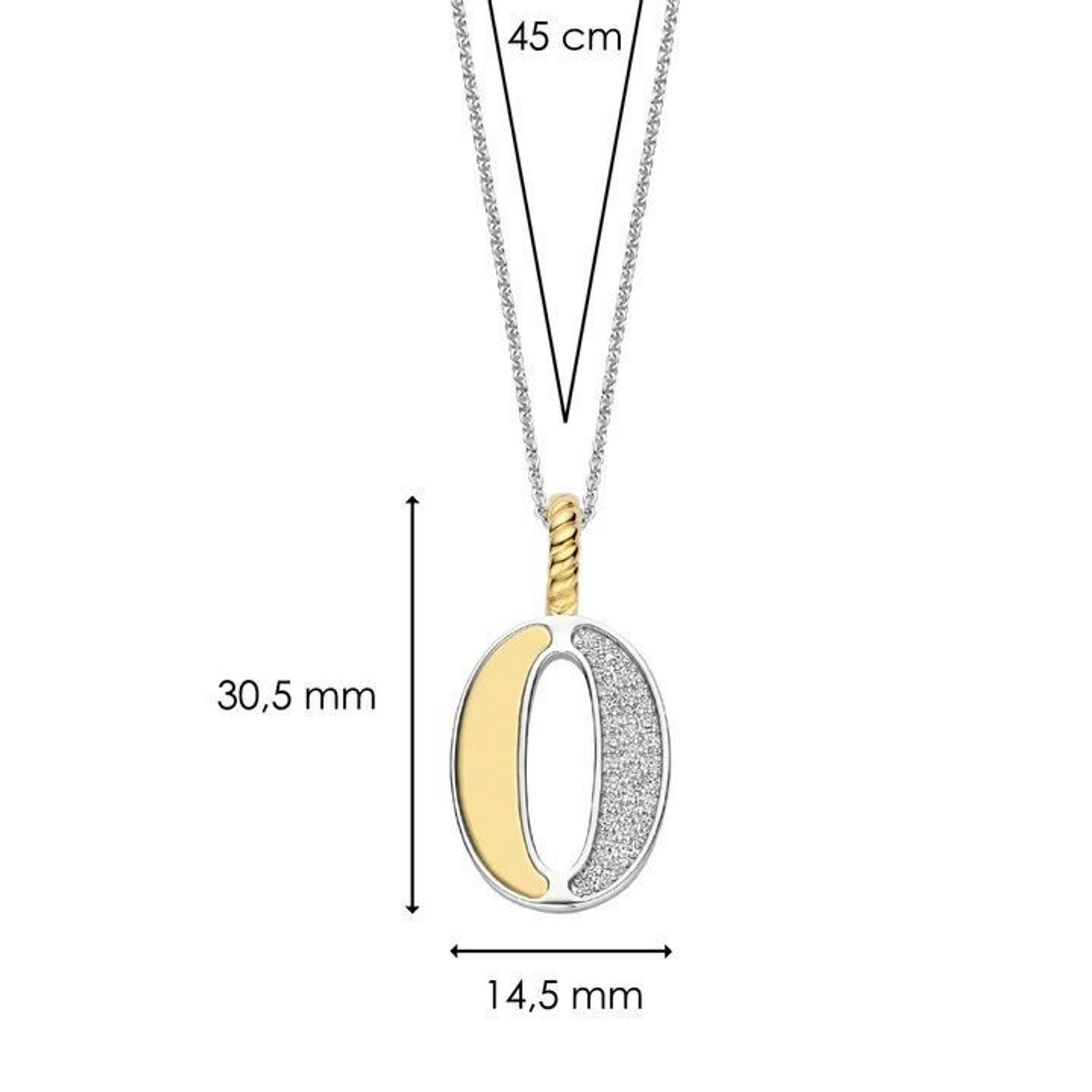 Naszyjnik srebrny damski z literą O TI SENTO zawieszka 6840ZY_O  Zawieszka w kształcie litery O 6840ZY_O Wyjątkowa biżuteria marki TI SENTO, to luksusowe dodatki, które uszczęśliwią każdą kobietę. Naszyjnik z Twoim inicjałem..jpg