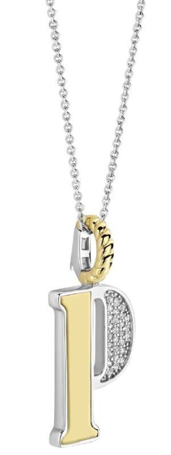 Naszyjnik srebrny damski z literą P TI SENTO zawieszka 6840ZY_P (1).jpg