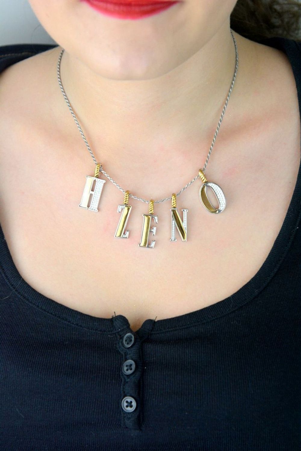 Naszyjnik srebrny damski z literą Z TI SENTO zawieszka 6840ZY_Z Wyjątkowa biżuteria marki TI SENTO, to luksusowe dodatki, które uszczęśliwią każdą kobietę.jpg