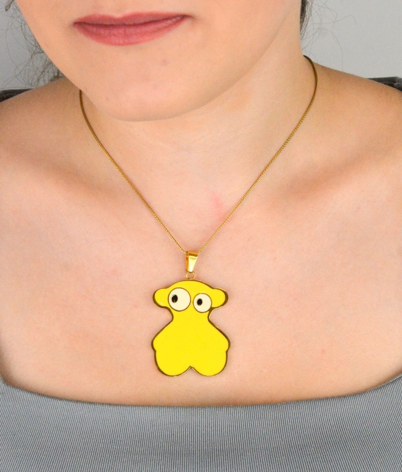 Łańcuszek damski srebrny pozłacany 702799 o splocie lisi ogon. Próba 925, długość 40 cm, waga 1,80 g. Klasyczna biżuteria z zapięciem na karabińczyk – idealna na prezent.11.jpg