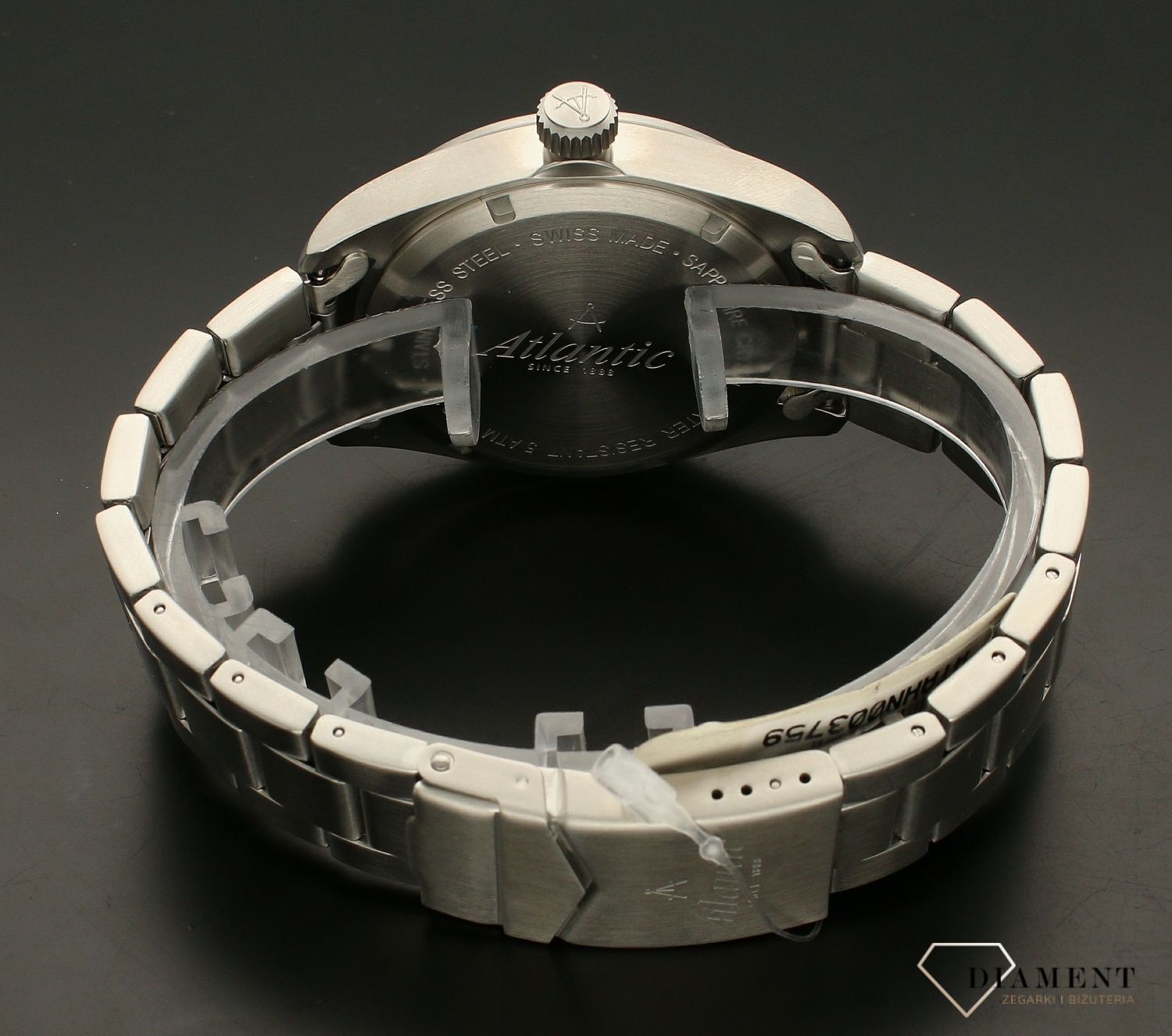 Męski zegarek Atlantic Classic 70356.41.55 wyposażony jest w kwarcowy mechanizm, zasilany za pomocą baterii. Posiada bardzo wysoką dokładność mierzenia czasu +- 10 sekund w przeciągu 30 dni..webp