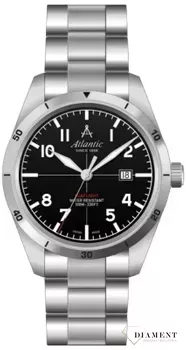Męski zegarek Atlantic Classic 70356.41.65 wyposażony jest w kwarcowy mechanizm, zasilany za pomocą baterii. Posiada bardzo wysoką dokładność mierzenia czasu +- 10 sekund w przeciągu 30 dni..webp