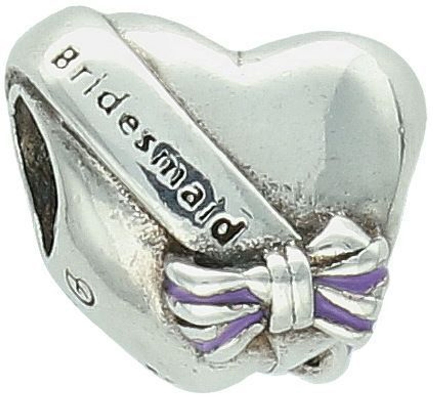 Charms Moments Druhna - srebro 925- 741989.  Modny charms do bransoletki idealny pomysł na prezent dla druhny. Charms Moments wykonany z wysokiej jakości srebra próby 925.1.jpg