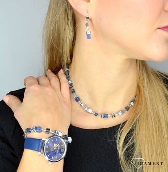 Zegarek damski na niebieskim pasku Coeur de Lion 'Granatowy look' to piękny damski zegarek na skórzanym pasku, ponadczasowe piękne zegarki to idealny pomysł na prezent dla kobiety oraz jako dodatek do wielu stylizacj (4).JPG