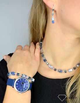 Zegarek damski na niebieskim pasku Coeur de Lion 'Granatowy look' to piękny damski zegarek na skórzanym pasku, ponadczasowe piękne zegarki to idealny pomysł na prezent dla kobiety oraz jako dodatek do wielu stylizacj.JPG