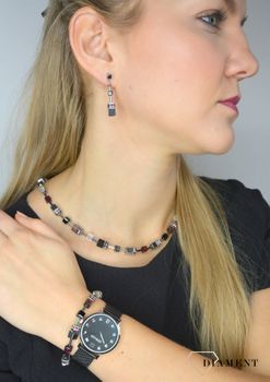 Zegarek damski Swarovski na bransolecie Coeur de Lion 'Kolorowe kamienie'  7610701313, ponadczasowe piękne zegarki to idealny pomysł na prezent dla kobiety oraz jako dodatek do wielu stylizacji (1).JPG