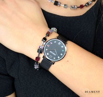 Zegarek damski Swarovski na bransolecie Coeur de Lion 'Kolorowe kamienie'  7610701313, ponadczasowe piękne zegarki to idealny pomysł na prezent dla kobiety oraz jako dodatek do wielu stylizacji (2).JPG