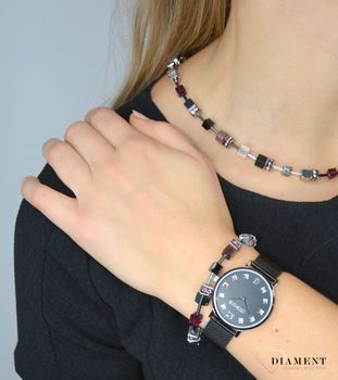Zegarek damski Swarovski na bransolecie Coeur de Lion 'Kolorowe kamienie'  7610701313, ponadczasowe piękne zegarki to idealny pomysł na prezent dla kobiety oraz jako dodatek do wielu stylizacji (3).JPG