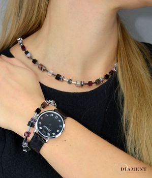 Zegarek damski Swarovski na bransolecie Coeur de Lion 'Kolorowe kamienie'  7610701313, ponadczasowe piękne zegarki to idealny pomysł na prezent dla kobiety oraz jako dodatek do wielu stylizacji (4).JPG
