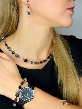 Zegarek damski Swarovski na bransolecie Coeur de Lion 'Kolorowe kamienie'  7610701313, ponadczasowe piękne zegarki to idealny pomysł na prezent dla kobiety oraz jako dodatek do wielu stylizacji (7).JPG