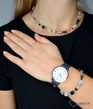 Zegarek damski Swarovski na bransolecie Coeur de Lion 'Barwna miłość' 7610711224, ponadczasowe piękne zegarki to idealny pomysł na prezent dla kobiety oraz jako dodatek do wielu stylizacji (3).JPG