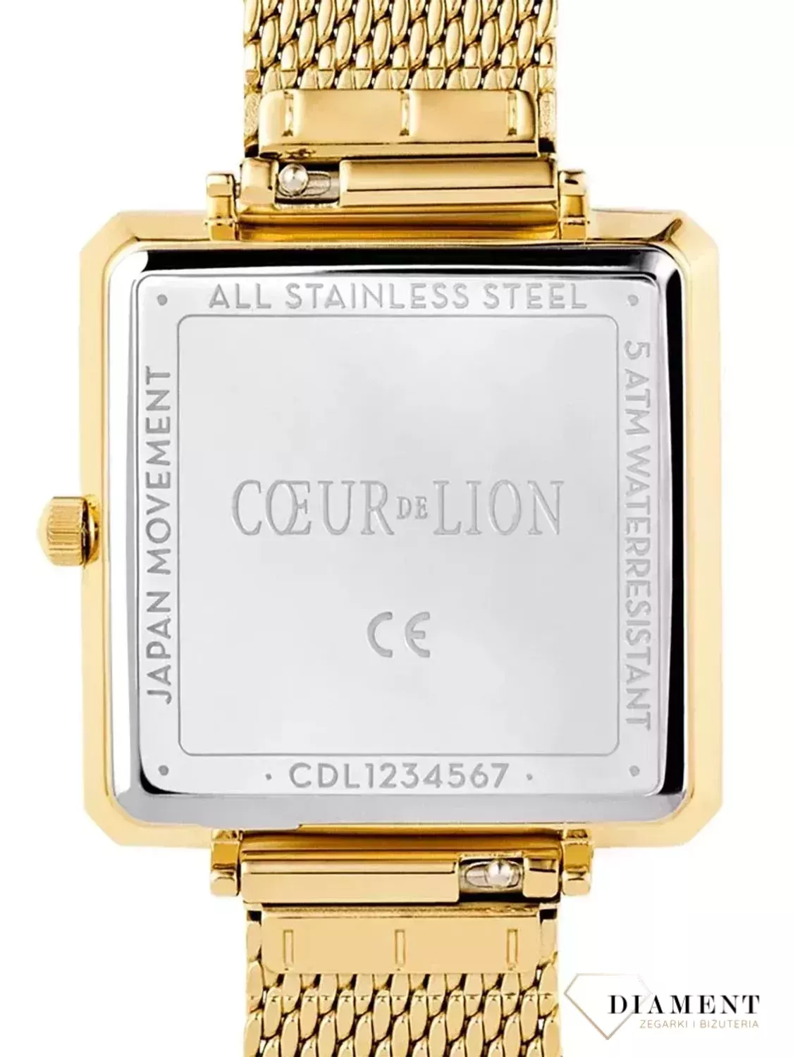 Zegarek damski Swarovski na bransolecie Coeur de Lion 'Ocean w kwadracie' 7622701641.jpg