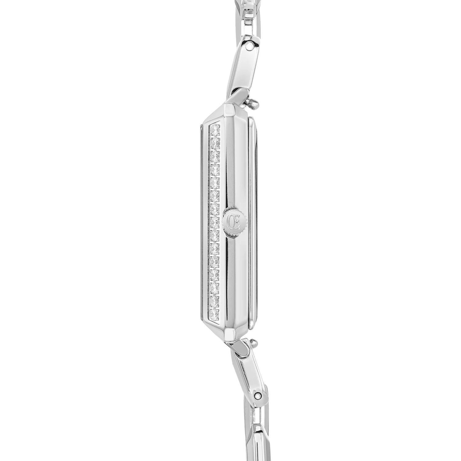 Zegarek damski Coeur de Lion na srebrnej bransolecie 767074-1724. Zegarek damski biżuteryjny. Modny zegarek damski na prezent. Zegarek damski z cyrkoniami. Zegarek dla kobiety Coeur de Lion..jpg