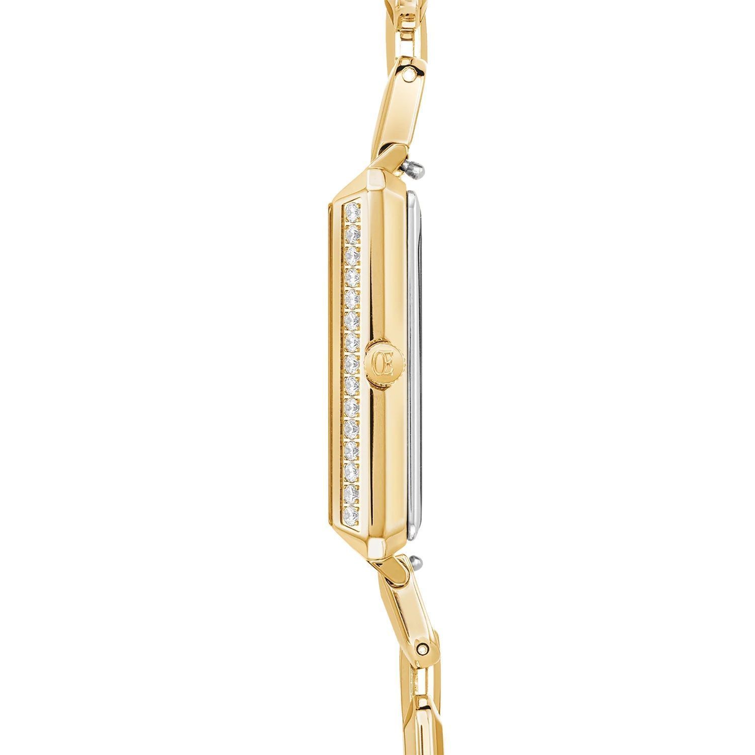 Zegarek damski Coeur de Lion na złotej bransolecie 767274-1611 . Zegarek damski biżuteryjny. Modny zegarek damski na prezent. Zegarek damski z cyrkoniami. Zegarek dla kobiety Coeur de Lion..jpg