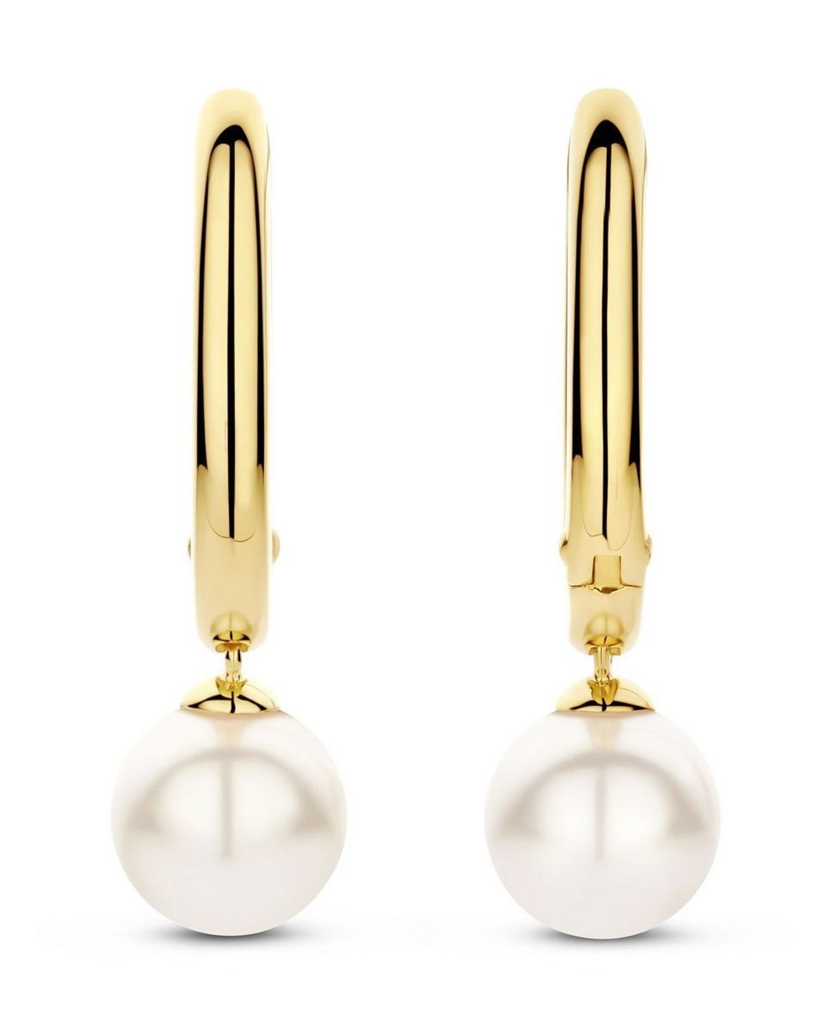 Kolczyki damskie TI SENTO 78043YP – srebro rodowane 925, częściowo złocone 18K i zdobione perłami. Eleganckie, uniwersalne i efektowne, idealne do codziennych stylizacji, do biura 3.jpg