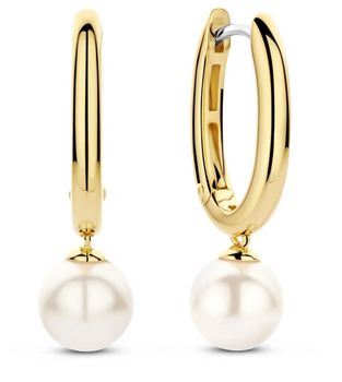 Kolczyki damskie TI SENTO 78043YP – srebro rodowane 925, częściowo złocone 18K i zdobione perłami. Eleganckie, uniwersalne i efektowne, idealne do codziennych stylizacji,1.jpg