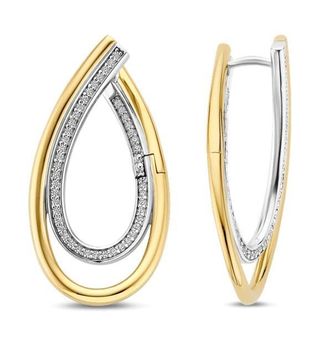 Srebrne kolczyki Ti  Sento 925 pozłacane 78051ZY – organiczna forma z cyrkoniami Luxury Stone (1).jpg