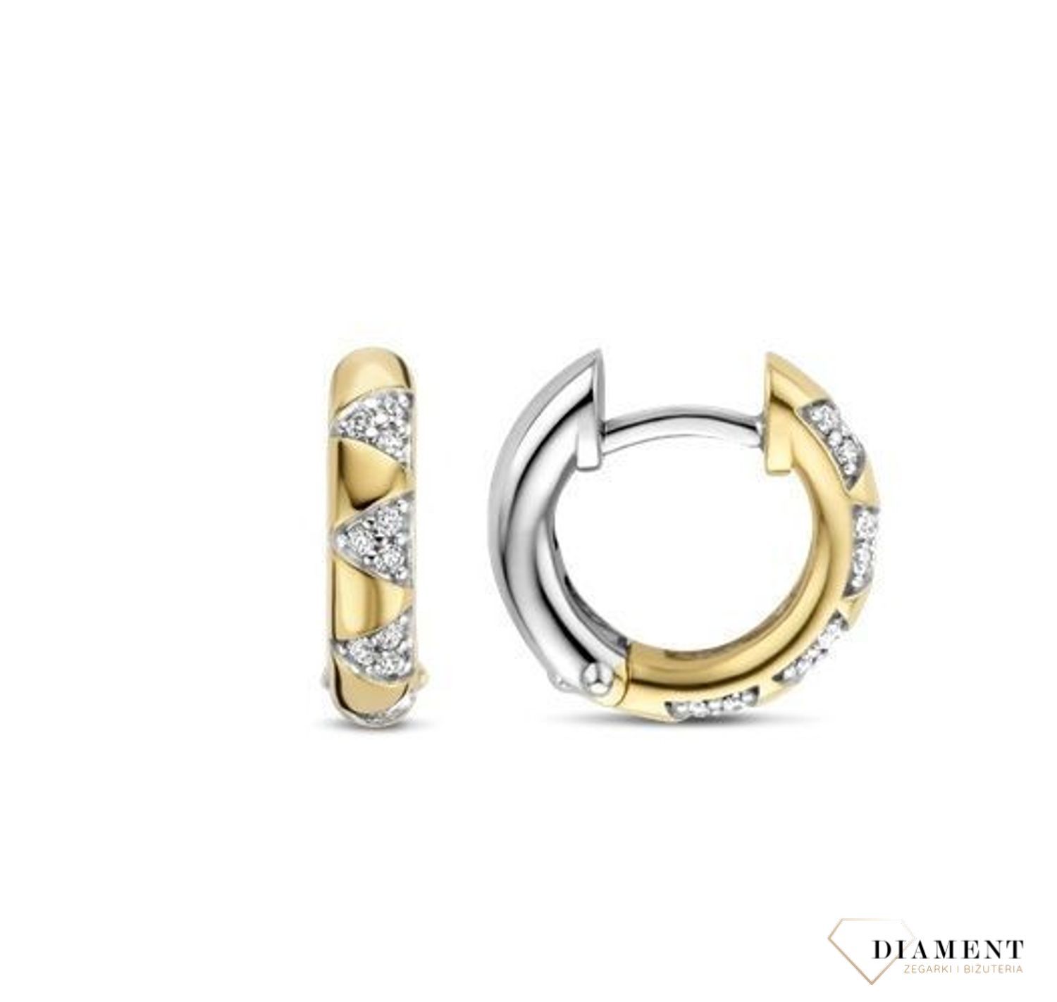 Srebrne kolczyki TI SENTO cyrkonia z trójkątami w złocie 7838ZY. Pozłacane okrągłe, kolczyki damskie koła wydają się być jednym z najbardziej uniwersalnych (3).jpg