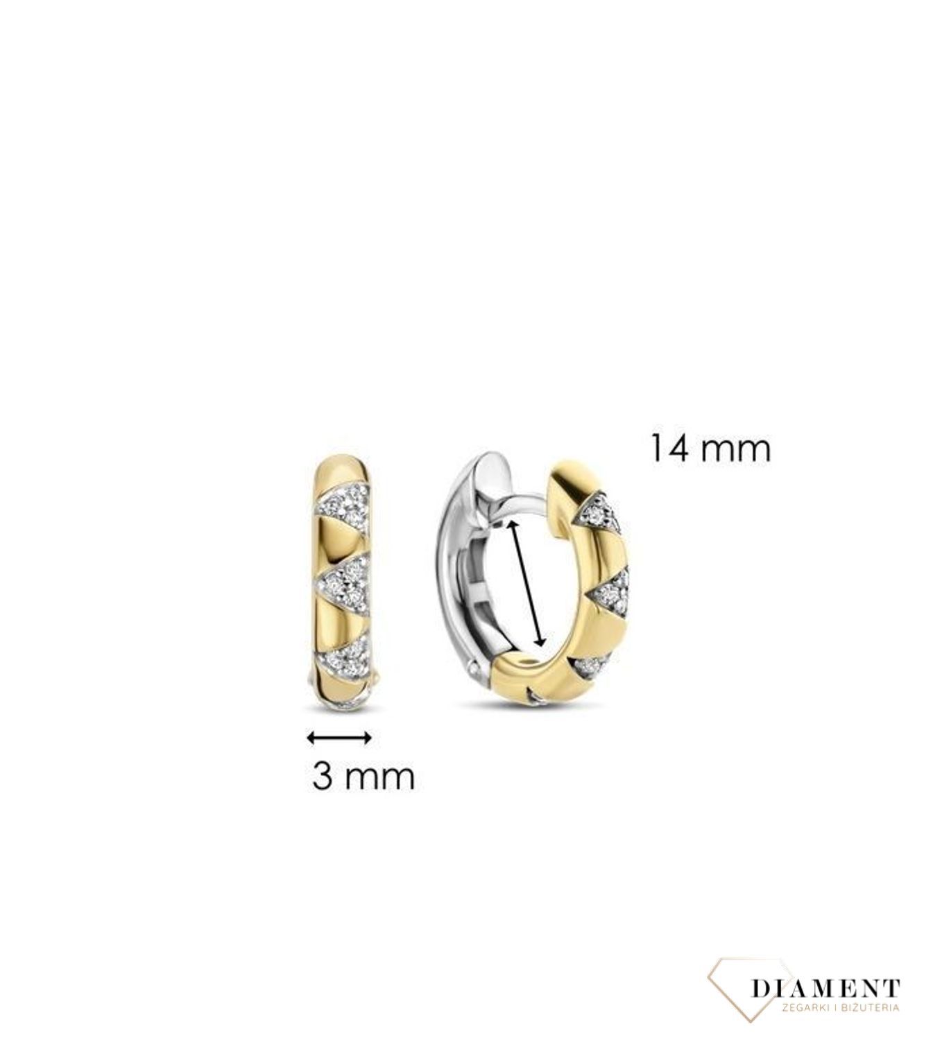 Srebrne kolczyki TI SENTO cyrkonia z trójkątami w złocie 7838ZY. Pozłacane okrągłe, kolczyki damskie koła wydają się być jednym z najbardziej uniwersalnych (3).jpg