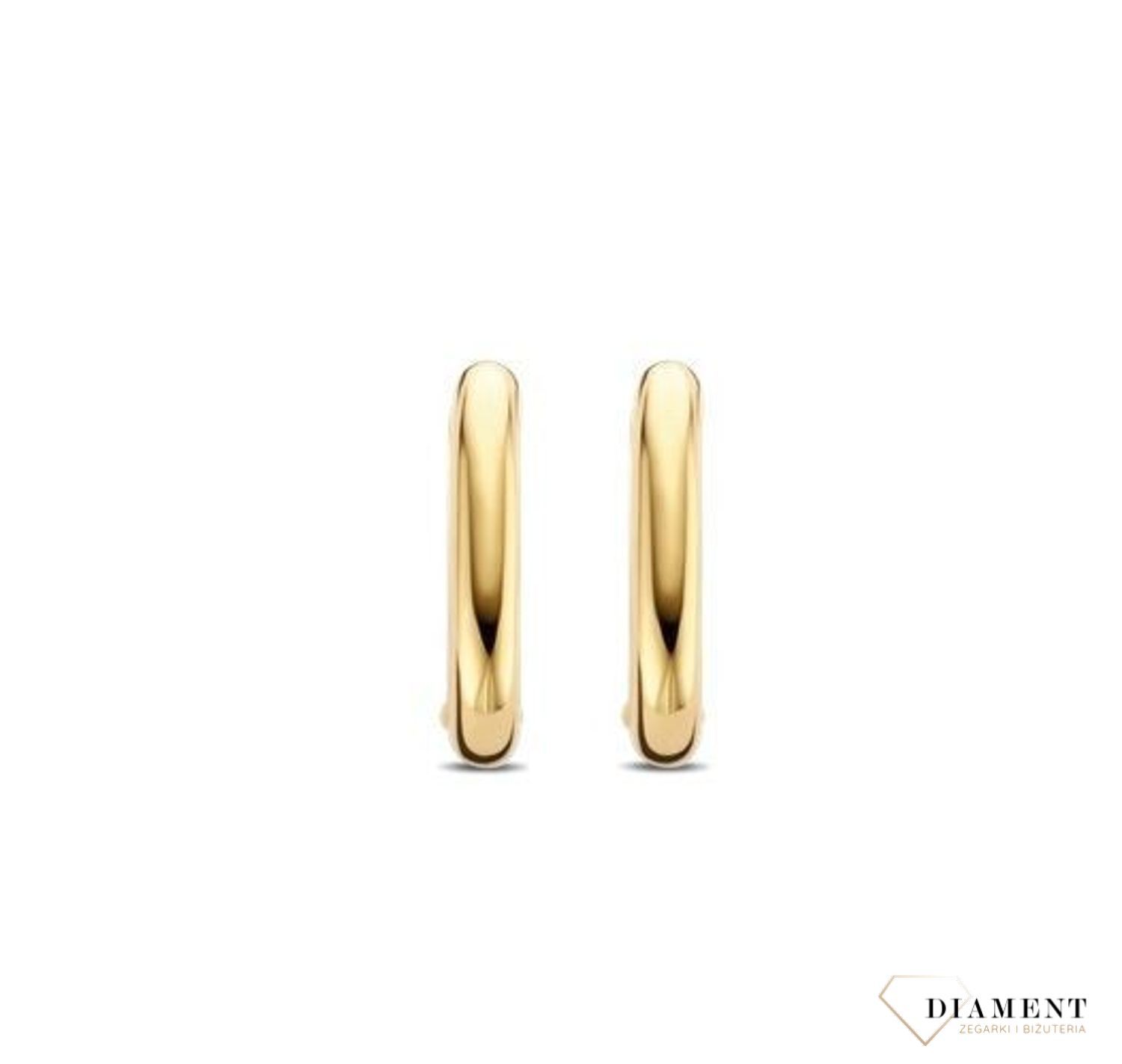 Srebrne kolczyki TI SENTO gładki pozłacany owal 7838ZY (4).jpg