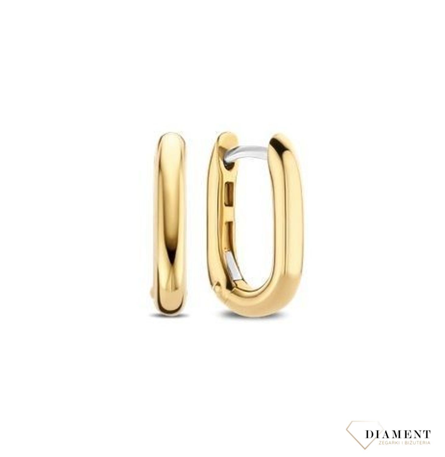 Srebrne kolczyki TI SENTO gładki pozłacany owal 7838ZY (4).jpg