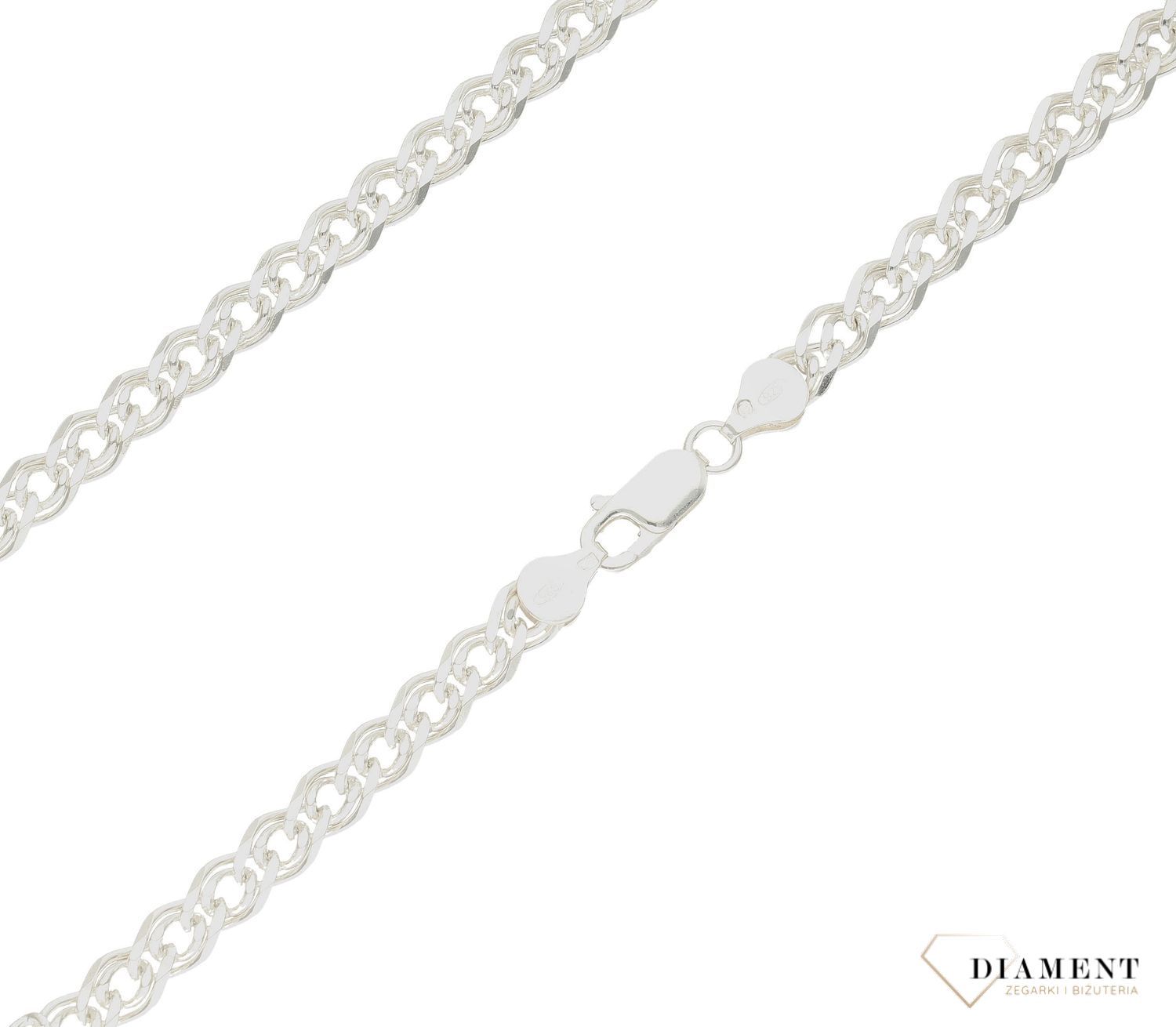 Srebrny łańcuszek 925 Mona lisa 6 mm 785624. Łańcuszek typu Mona Lisa to jeden z najmodniejszych wzorów męskich wszech czasów, choć mimo upływu lat, nadal chętnie noszony przez mężczyzn i kobiety. Idealny na prezent (1).jpg