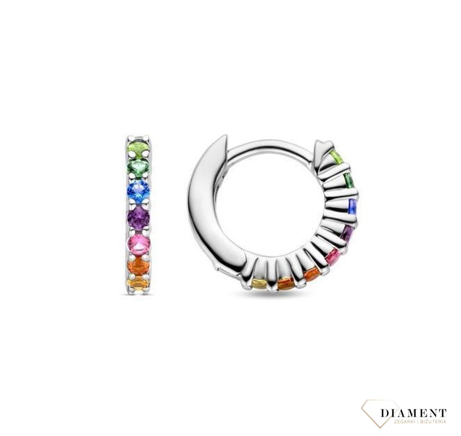 Kolczyki srebrne kolorowce cyrkonie Ti Sento Milano 7906MC (6).jpg