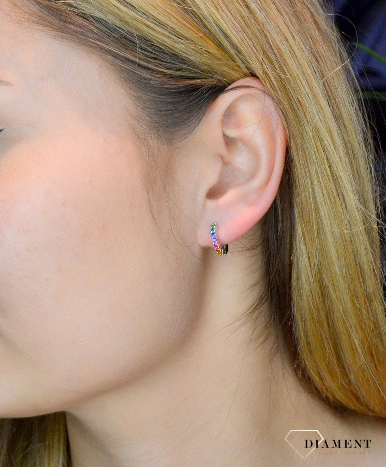 Kolczyki srebrne kolorowce cyrkonie Ti Sento Milano 7906MC (6).jpg