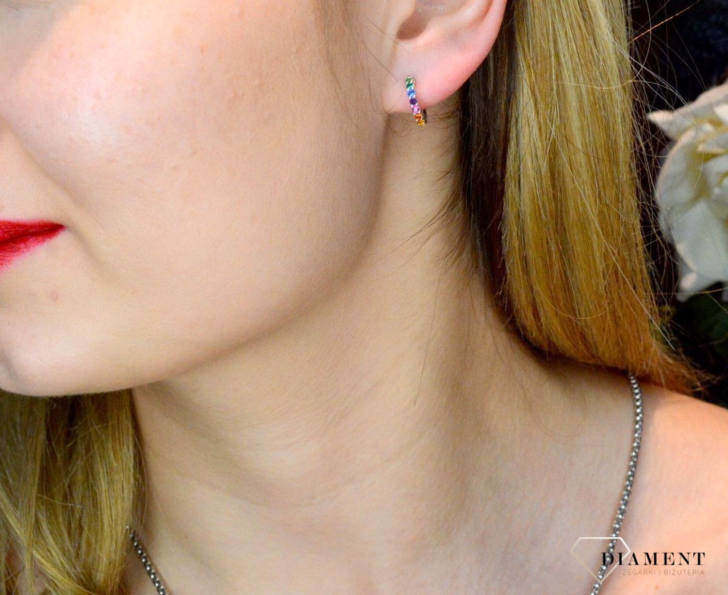 Kolczyki srebrne kolorowce cyrkonie Ti Sento Milano 7906MC (6).jpg