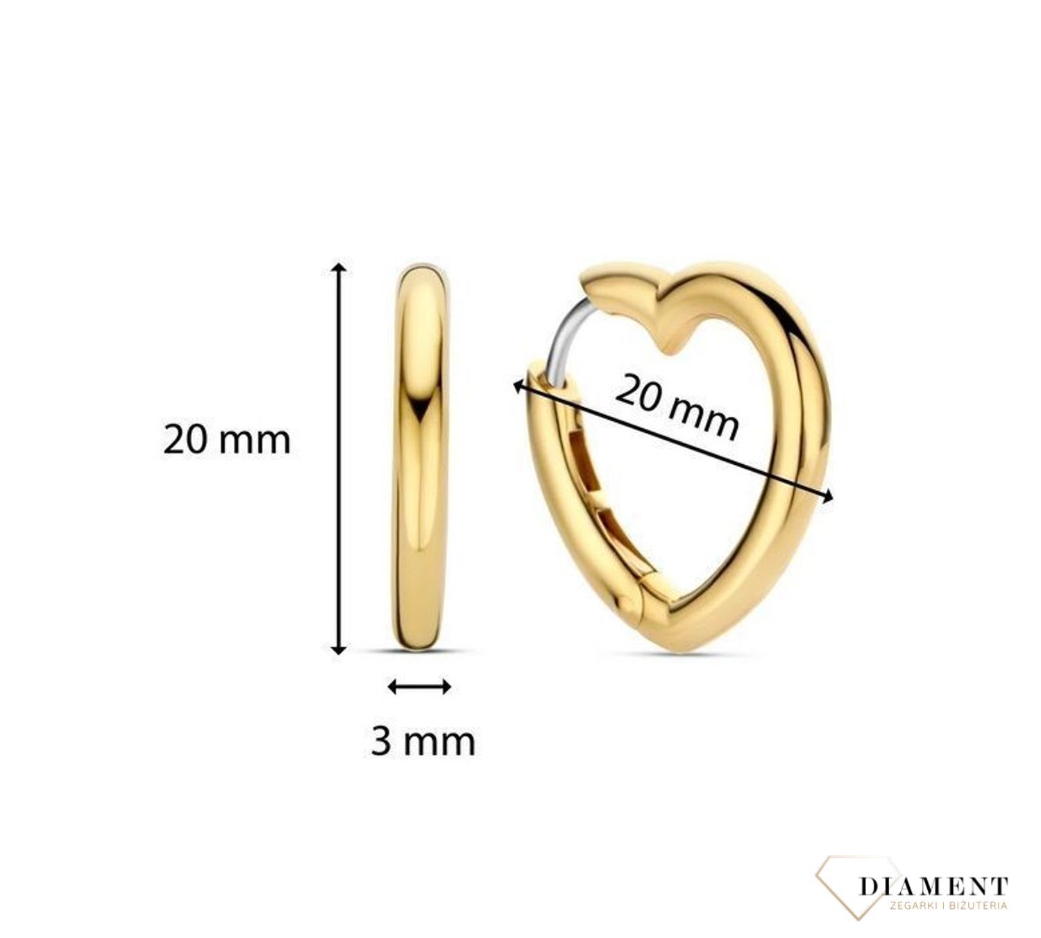 Kolczyki srebrne pokryte złotem Serca Ti Sento Milano 7917SYd (2).jpg