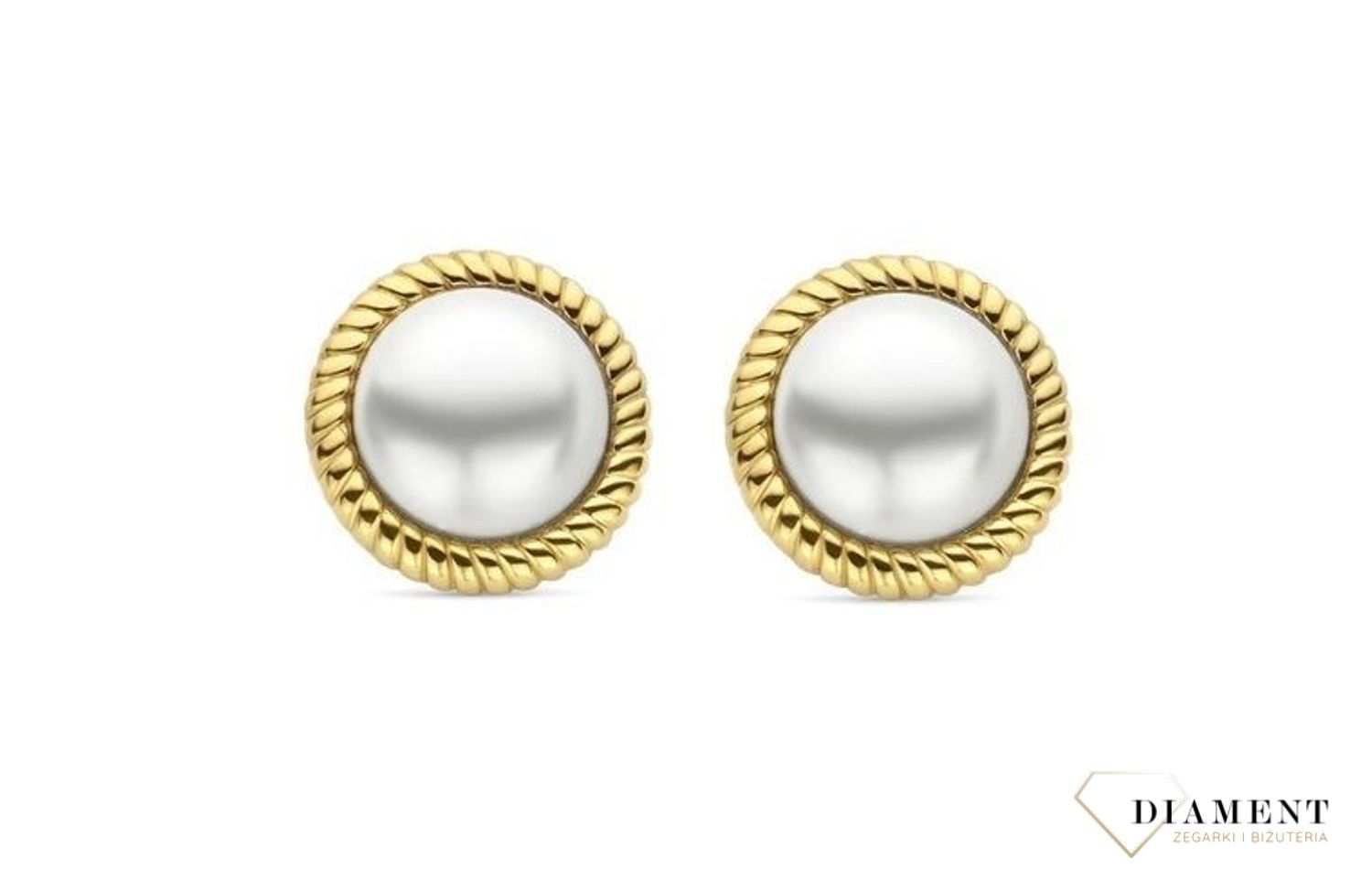 Srebrne kolczyki wkrętki Ti Sento pozłacane z perłą 7923YP. Kolczyki zostały wykonane z najwyższej jakości srebra próby 925. Wzór kolczyków, który jest uniwersalny przez swoją formę. Kolczyki z perłą. Jest to świet.jpg