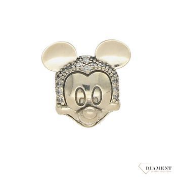 Charms Moments Myszka Minnie z cyrkonią DIA-CHA-4139-925. Modny charms klips z motywem wizerunku myszki Minnie ozdobiony cyrkonią.jpg