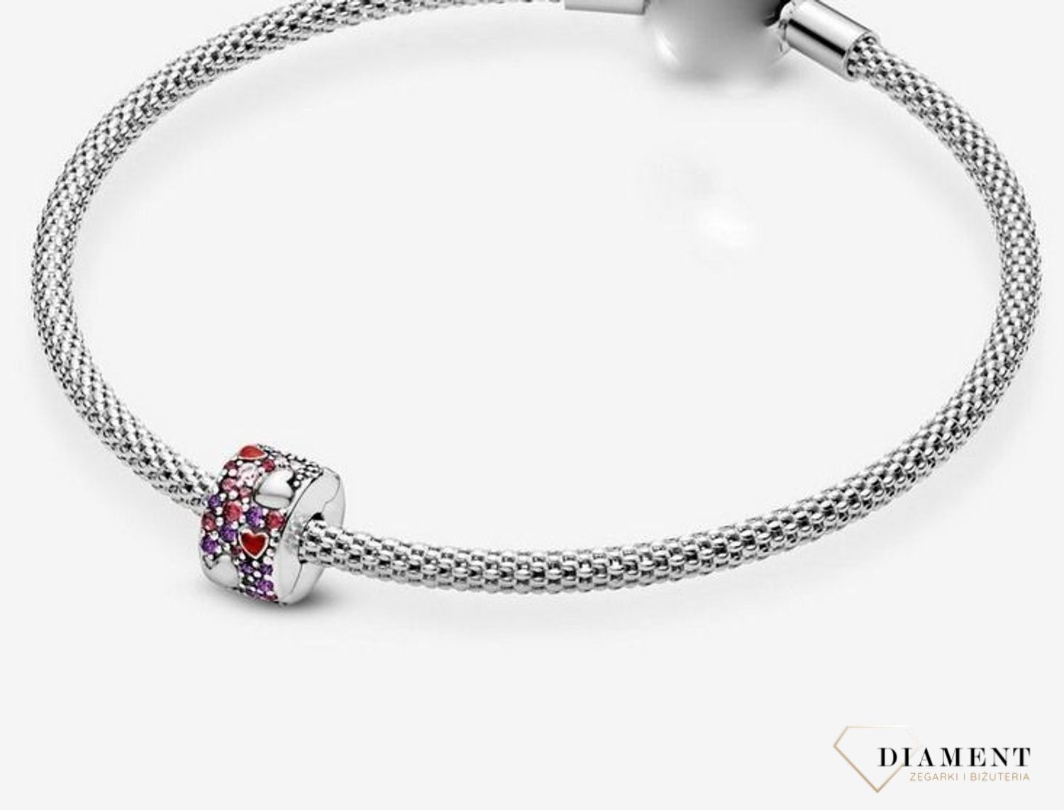 Charms Moments Klips z kolorową cyrkonią i serduszkami 797838CZRMX (1).jpg