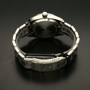 Zegarek męski Atlantic⌚ Mariner GMT 80378.41.61R na bransolecie z czarna tarczą i bordowym pierścieniem.  (4).jpg