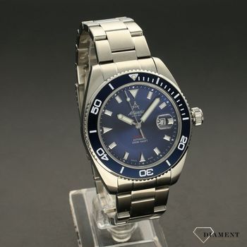 Zegarek męski automatyczny z piękną, wyraźną niebieską tarczą. Idealny pomysł na prezent dla mężczyzny. Darmowa wysyła, grawer gratis! Zapraszamy!  (2).jpg