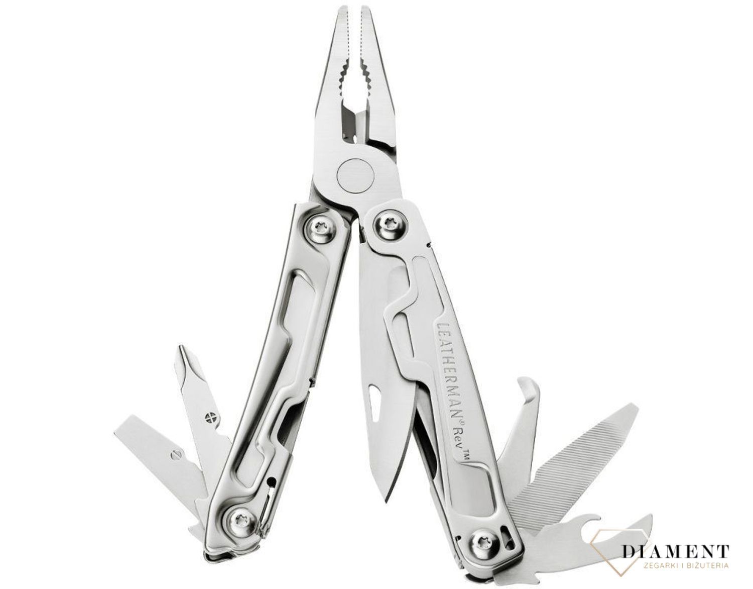 Scyzoryk wielofunkcyjny Multitool Leatherman Rev 832130. Kompaktowy model amerykańskiego producenta, charakteryzujący się doskonałym stosunkiem jakości do ceny (2).jpg