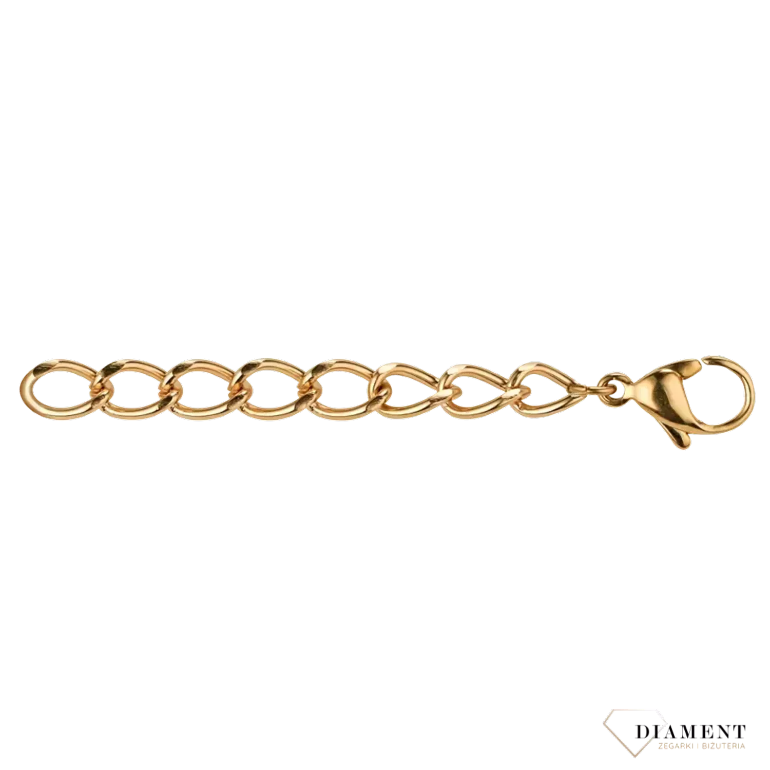 Stalowa przedłużka do łańcuszka w kolorze złota Coeur de Lion 8801885600.webp