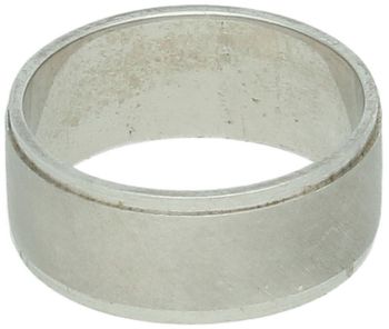 Obrączka srebrna damska 925 – satynowana z ściętymi brzegami, szerokość 7 mm.jpg