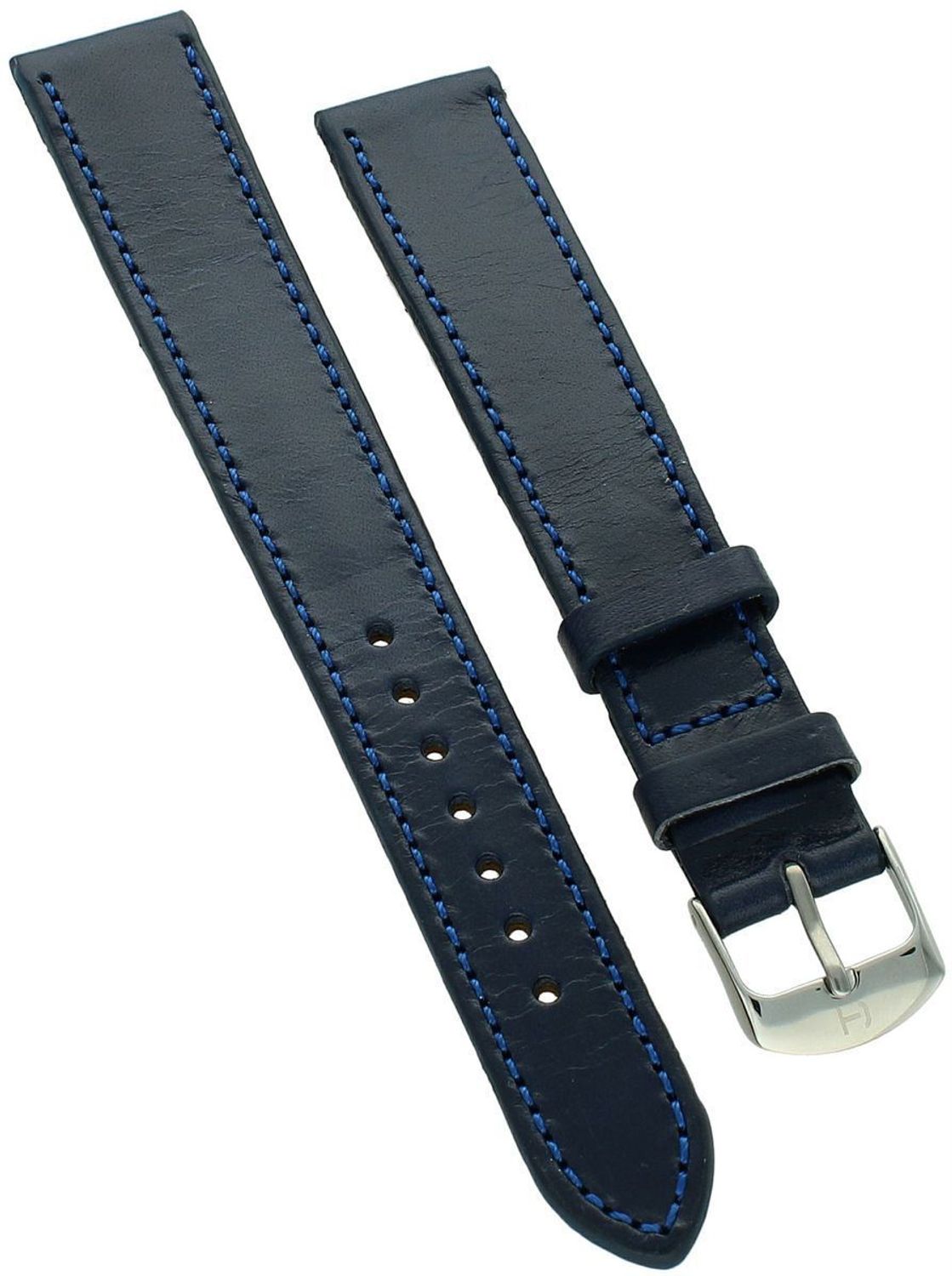 Granatowy pasek do zegarka XL 18 mm z naturalnej skóry Top Grain – handmade.jpg