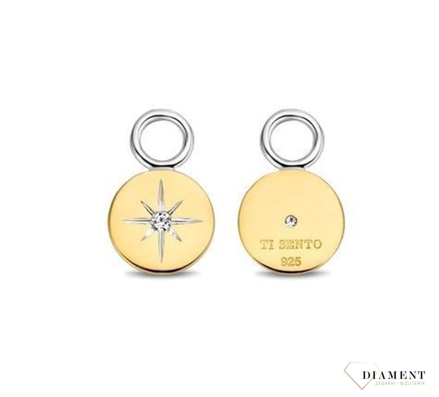 Zawieszka do kolczyków TI SENTO 'Błyszcząca gwiazdka' 9224ZY (2).jpg