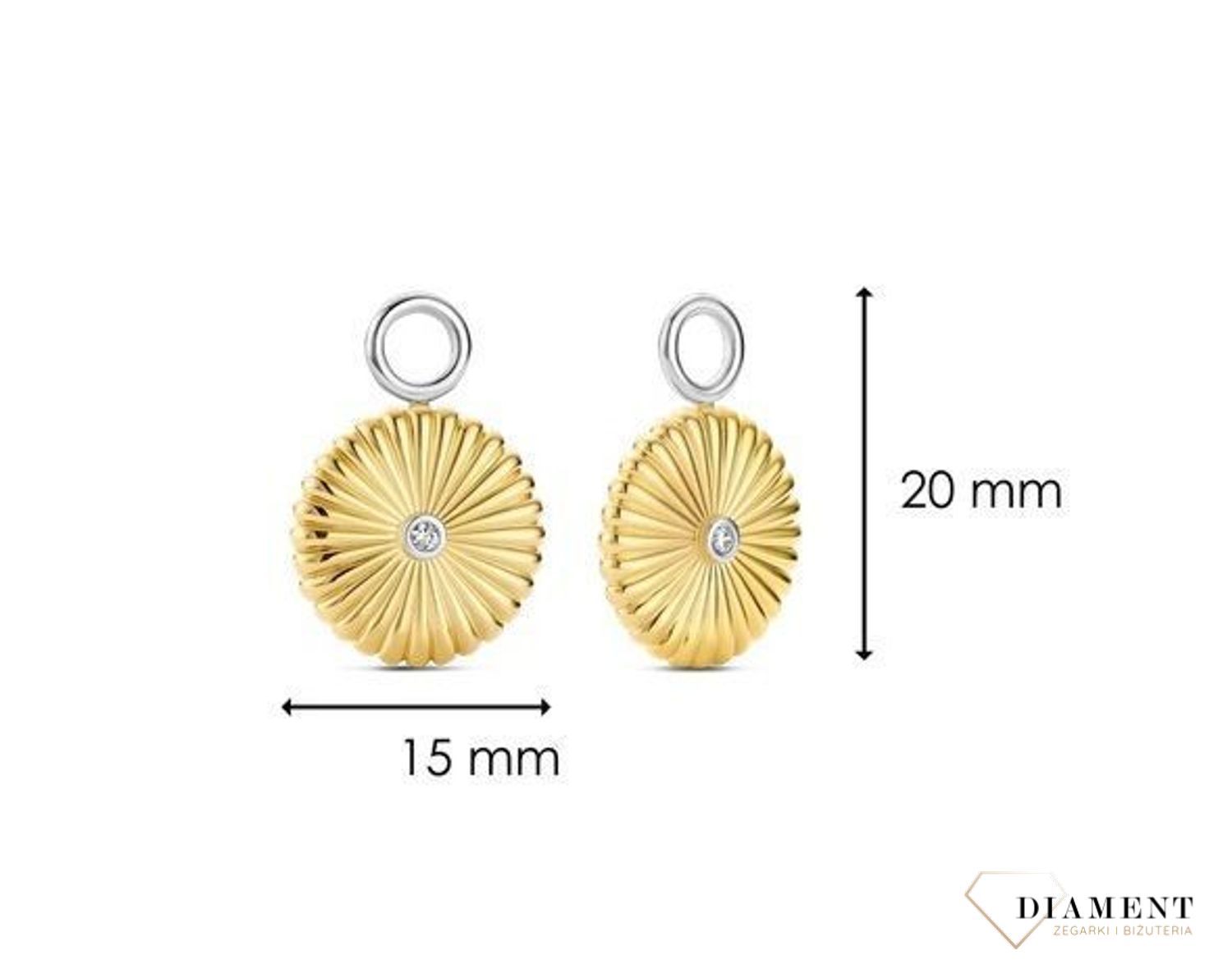 Zawieszka do kolczyków TI SENTO złote słońce z cyrkonią 9229ZY.jpg