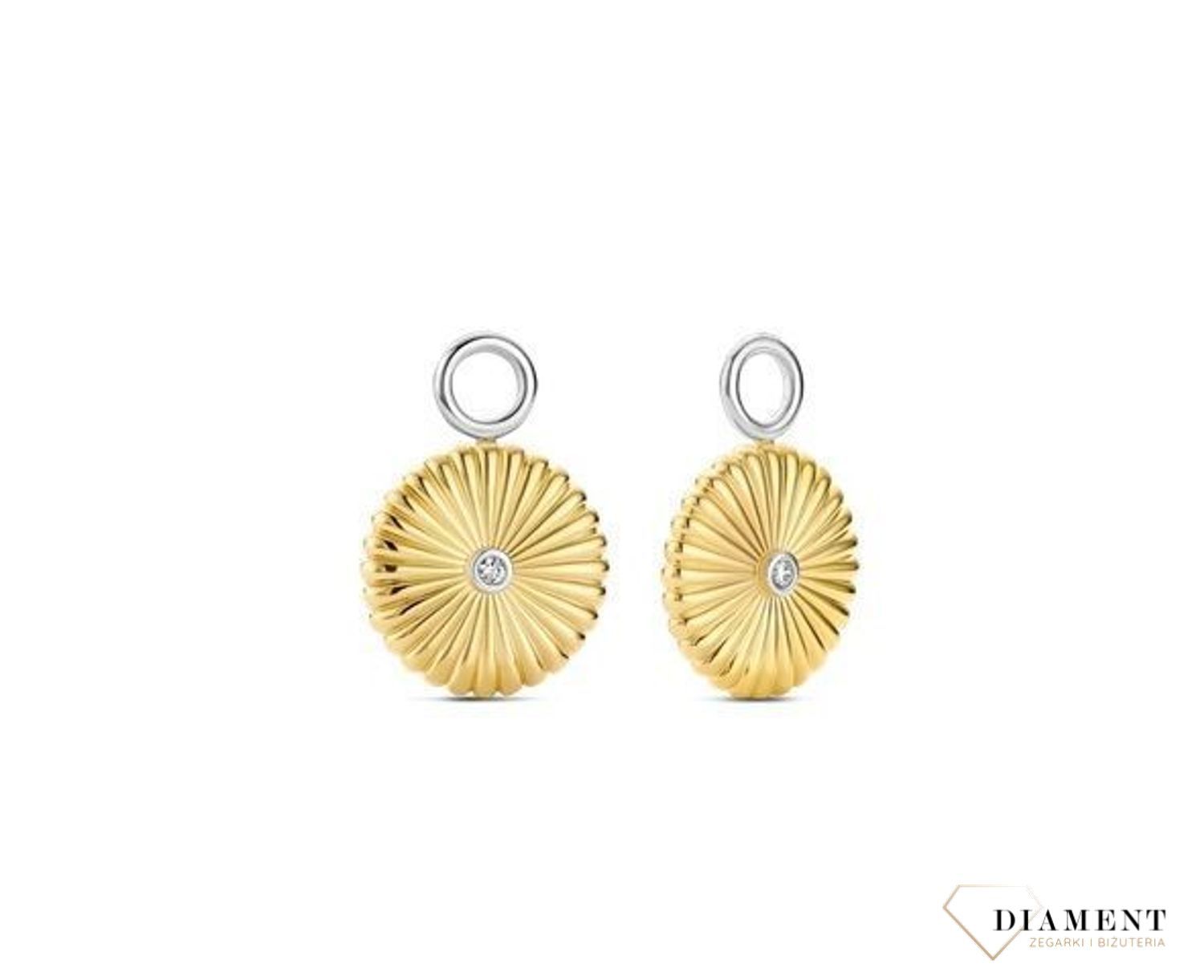 Zawieszka do kolczyków TI SENTO złote słońce z cyrkonią 9229ZY.jpg