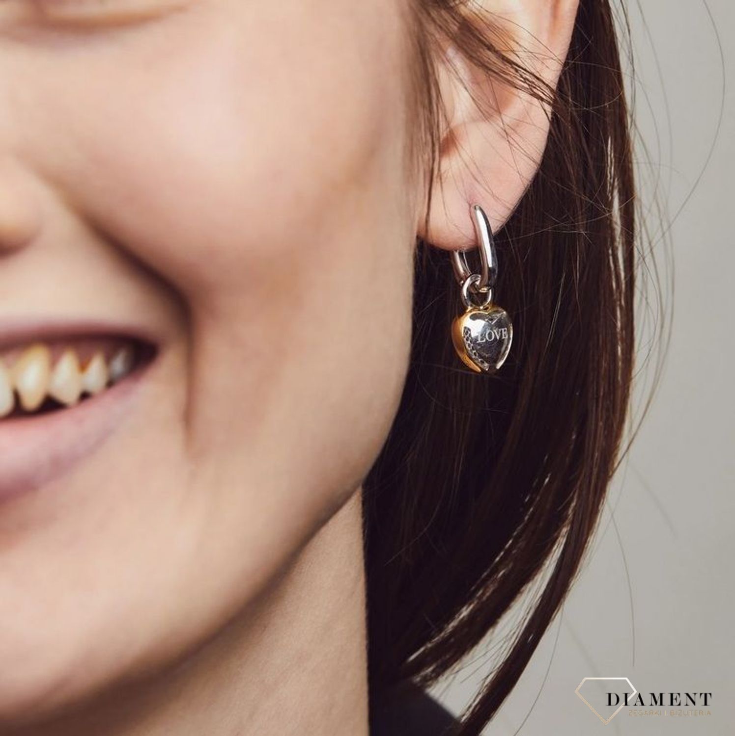Zawieszka do kolczyków srebrne TI SENTO serca z cyrkonią 9232ZY. Srebrna zawieszka do kolczyków w kształcie wypukłych serc (6).jpg