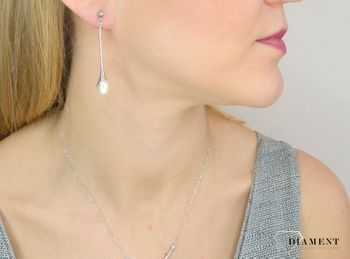 Kolczyki srebrne wiszące 'perły naturalne' A-17460 Kolczyki srebrne Damskie w Sklepie z Biżuterią zegarki-diament.pl. Piękne i Eleganckie kolczyki dla Kobiet. Prawdziwe Srebro.Darmowa wysyłka. Idealny pomysł na p (3).JPG