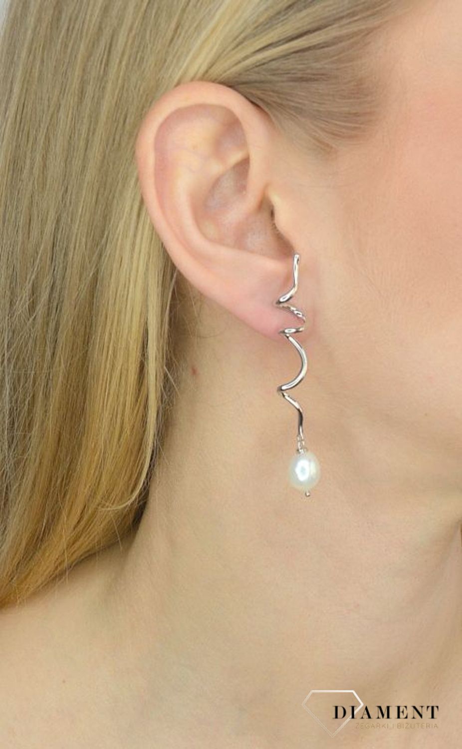 Kolczyki srebrne wiszące 'perły naturalne'.jpg