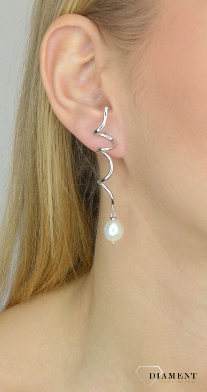 Kolczyki srebrne wiszące 'perły naturalne'.jpg